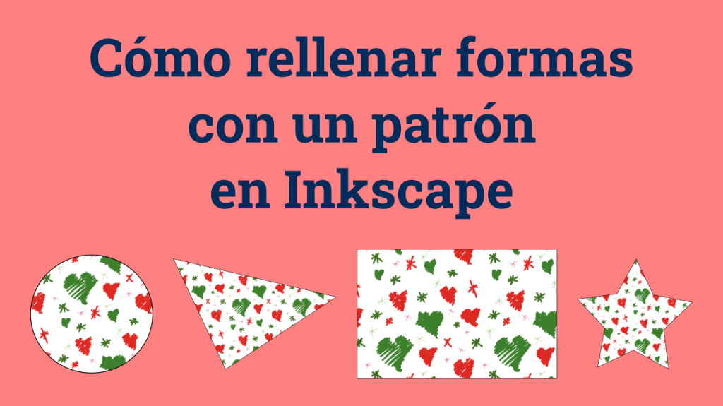 Como rellenar formas con un patrón en Inkscape