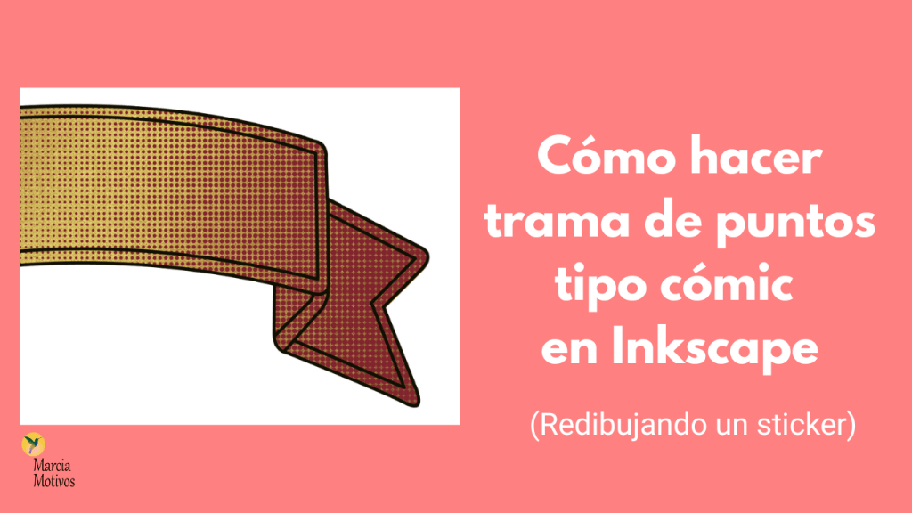 Cómo hacer trama de puntos tipo comic en Inkscape