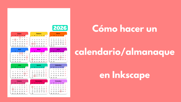 Cómo hacer un calendario en Inkscape