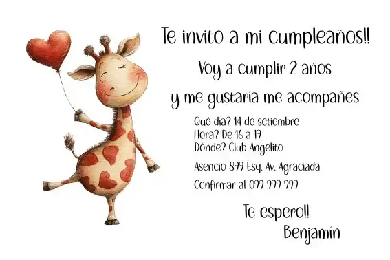 Invitación de Cumpleaños 18k