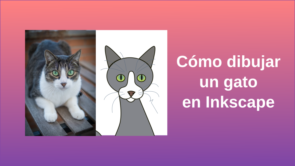 Cómo dibujar un gato en Inkscape