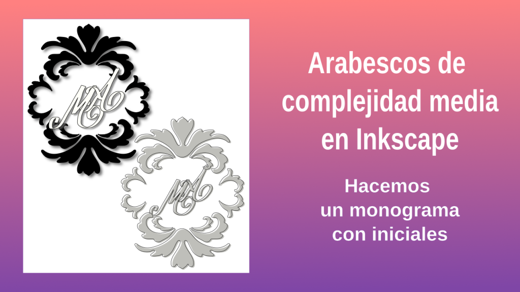 Cómo crear letras enlazadas para monogramas en Inkscape