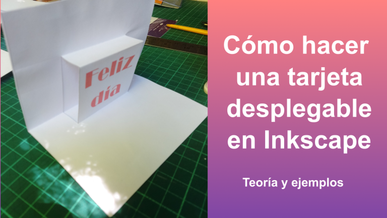 Cómo hacer una tarjeta desplegable o tarjeta pop-upen Inkscape
