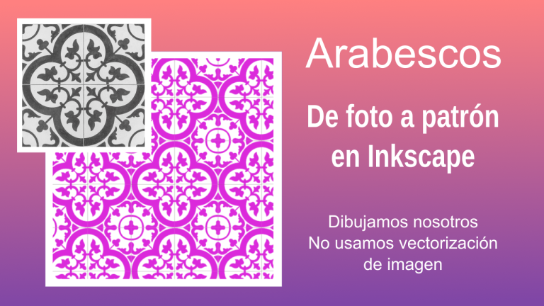 De foto a patrón en Inkscape