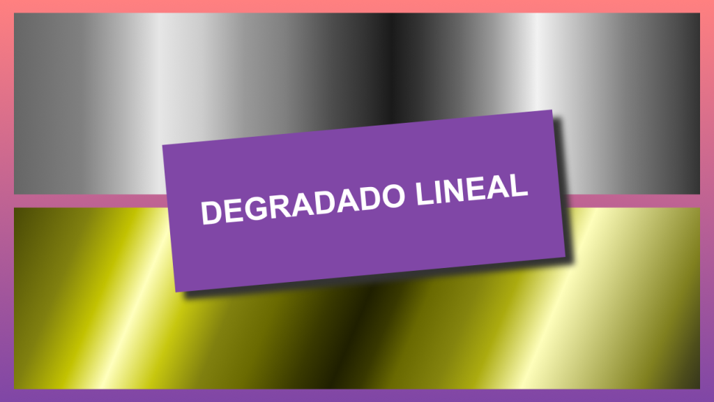 Degradado lineal Inkscape - Efecto metal