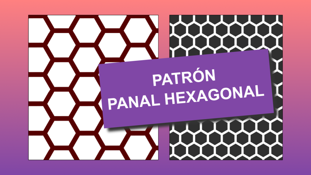 Patrón panal hexagonal