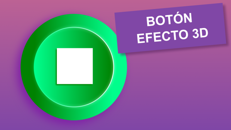 Botón realista efecto 3d en Inkscape