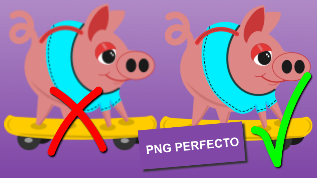 PNG perfecto en Inkscape