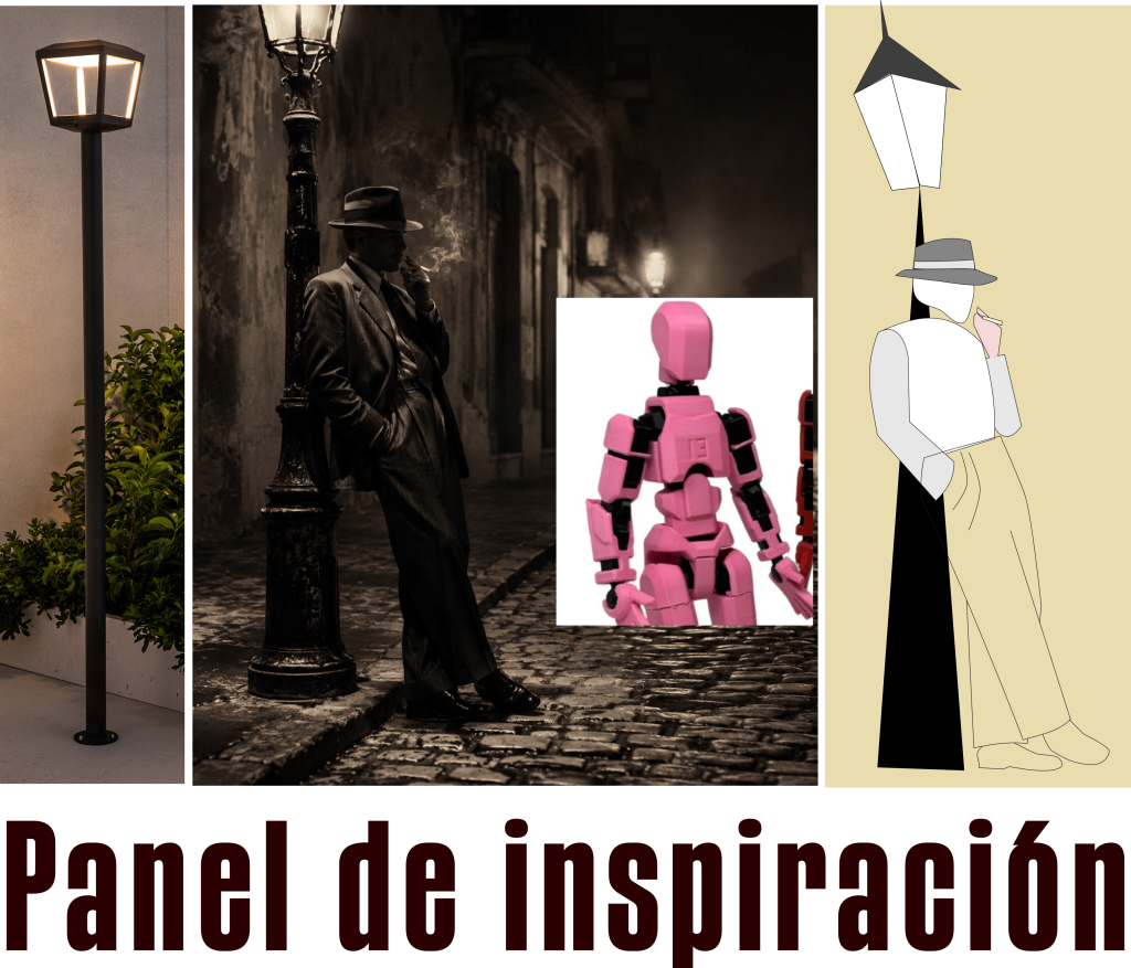 Panel de inspiración para dibujar dummy tanguero