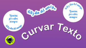 Curvar texto en Inkscape
