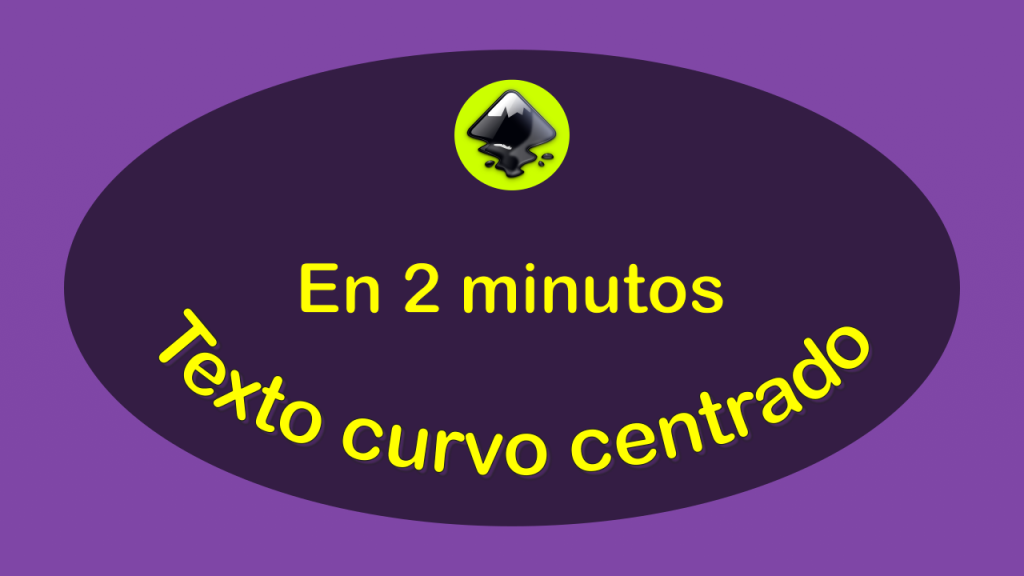 TExto curvo centrado